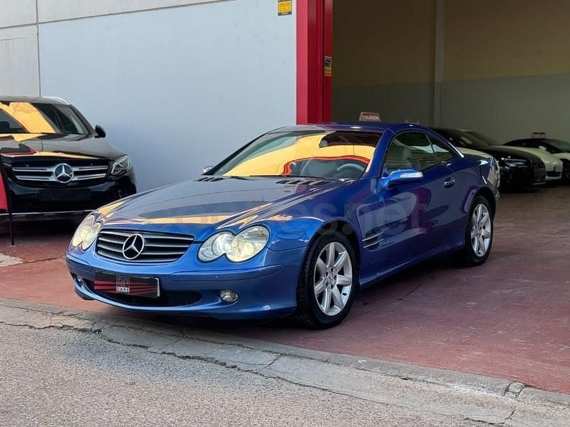 Azul Usado 2006 Mercedes SL350 Descapotable | 19.990 € (Buen precio) - Imagen 1/4