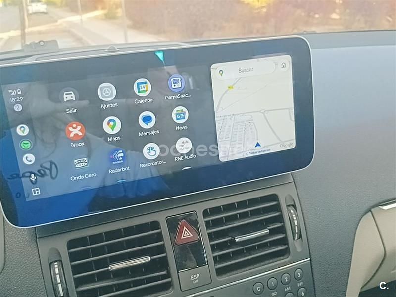 Negro Usado 2007 Mercedes C320 Avantgarde Berlina | 6500 € (Buen precio) - Imagen 1/4