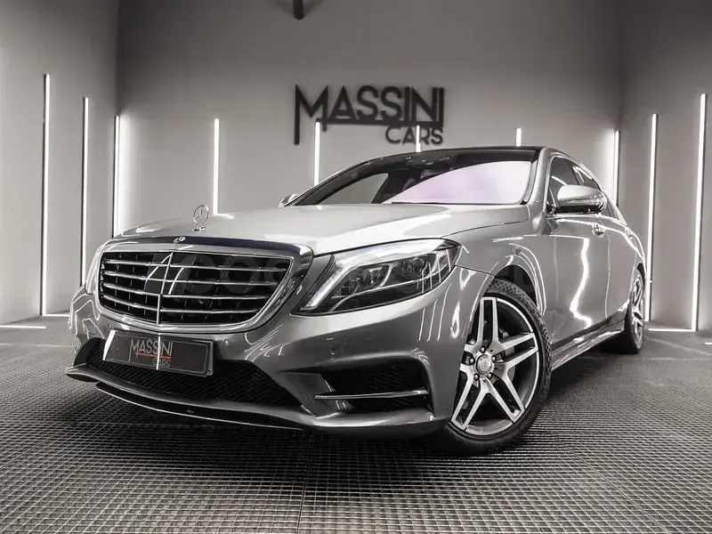 Usado Mercedes S350 258 CV (189 kW) 2015 Gris / plata Berlina