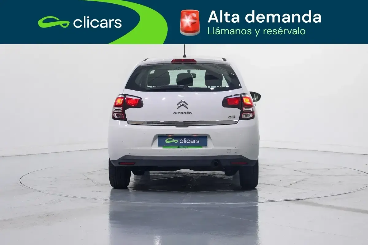Usado Citroën C3 Live 82 CV (60 kW) 2016 Blanco Berlina