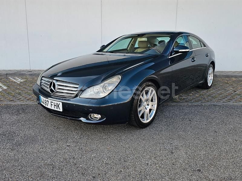 Azul Usado 2007 Mercedes CLS350 Berlina | 9850 € (Precio justo) - Imagen 1/4