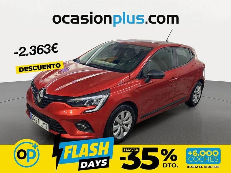 Usado Renault Clio V Business 90 CV (66 kW) 2022 Rojo Berlina