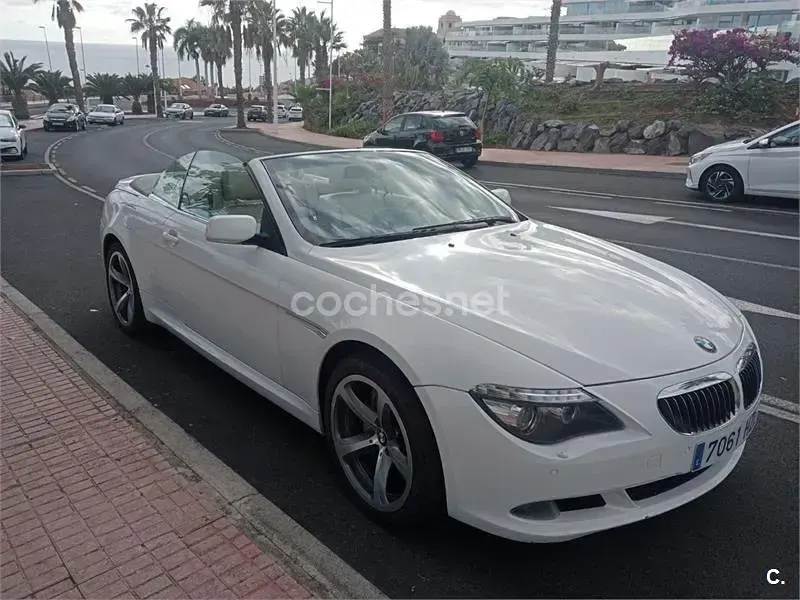 Usado BMW 635 Cabriolet 286 CV (210 kW) 2008 Blanco Descapotable