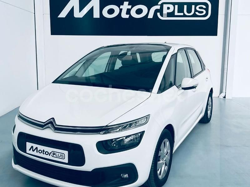 Blanco Usado 2018 Citroën C4 SpaceTourer Shine Monovolumen | 12.990 € (Precio justo) - Imagen 1/4