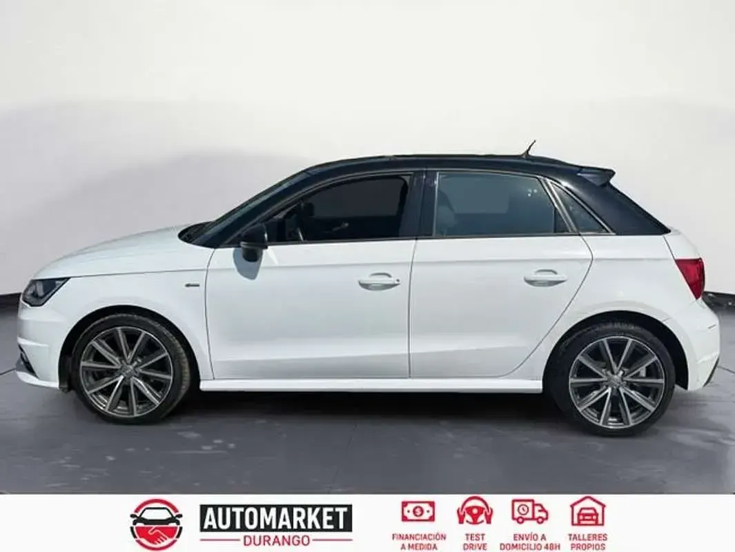 Usado Audi A1 Sportback Design 90 CV (66 kW) 2015 Blanco Utilitario