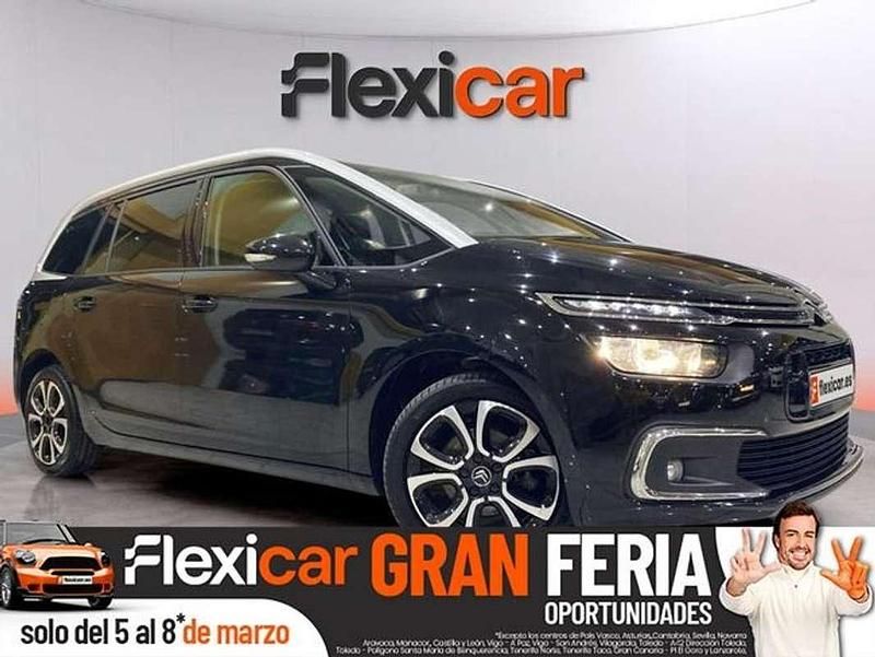 Usado Citroën C4 Origins 131 CV (96 kW) 2019 Negro Monovolumen