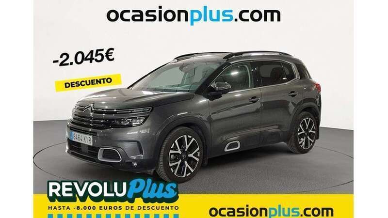 Gris Usado 2019 Citroën C5 Aircross Shine SUV | 20.455 € (Precio justo) - Imagen 1/4