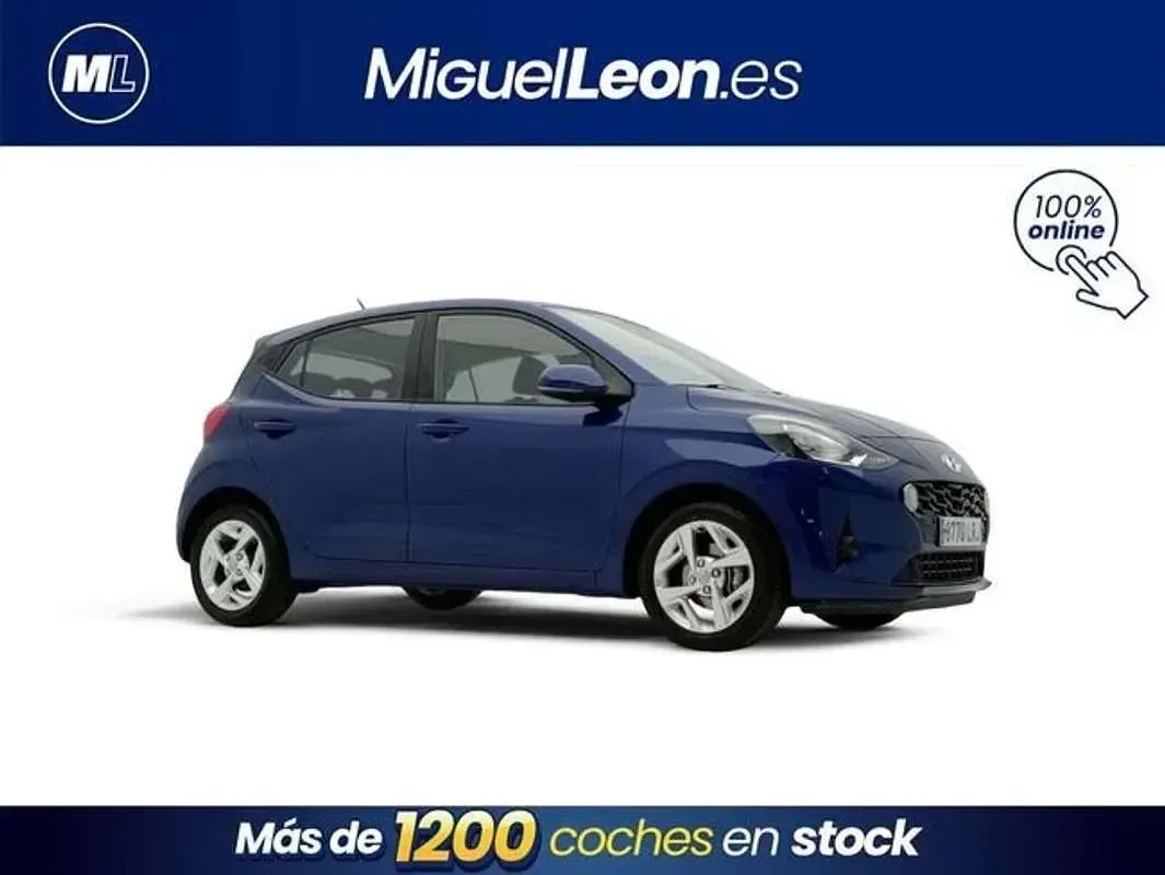 Usado Hyundai i10 67 CV (49 kW) 2022 Azul Utilitario