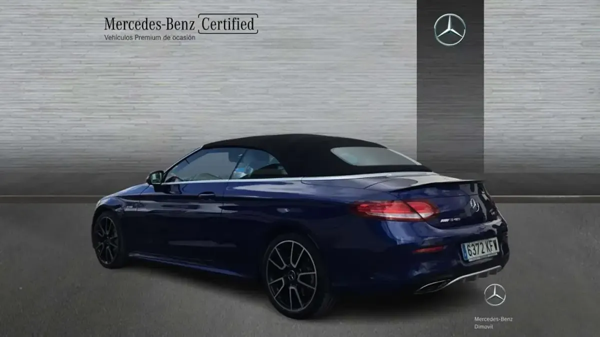 Usado Mercedes C43 AMG AMG 390 CV (286 kW) 2017 Azul Descapotable