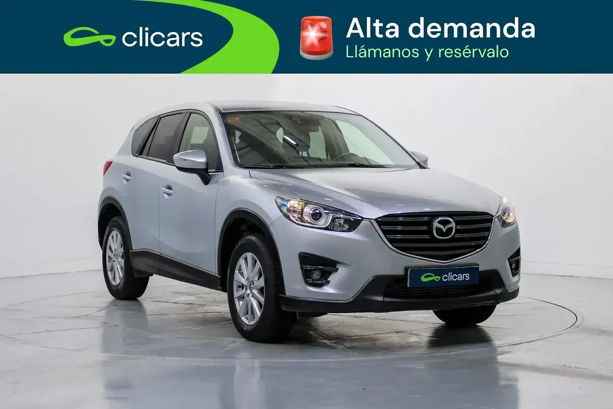 Usado Mazda CX-5 Style 150 CV (110 kW) 2016 Gris / plata SUV
