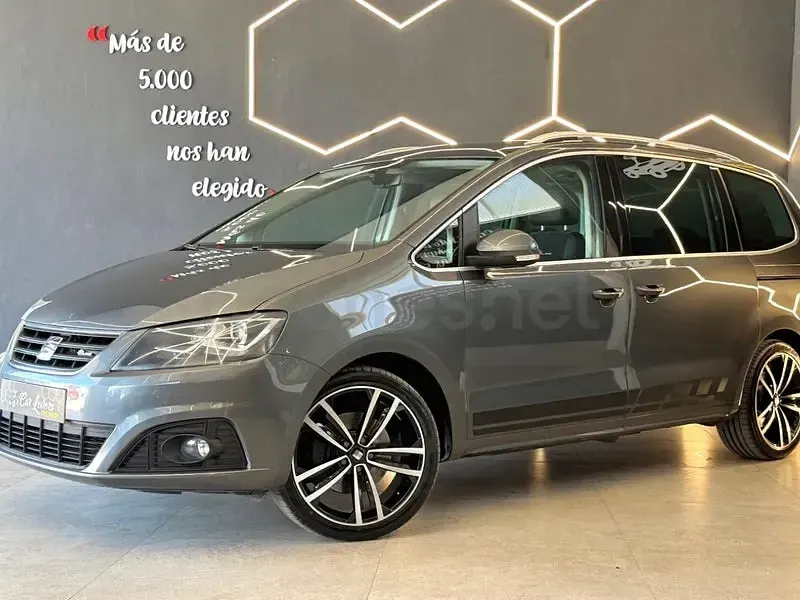 Usado Seat Alhambra 184 CV (135 kW) 2018 Gris / plata Monovolumen