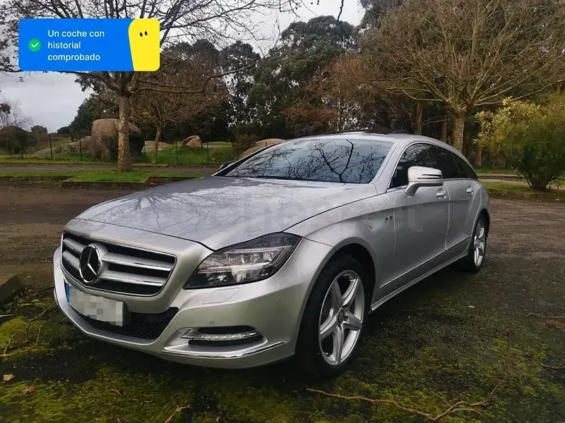 Usado Mercedes CLS350 Shooting Brake 265 CV (194 kW) 2013 Gris / plata Familiar