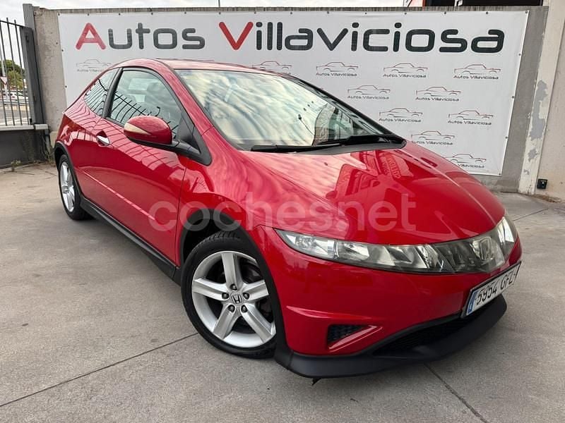 Rojo Usado 2008 Honda Civic Type S Berlina | 7800 € (Precio justo) - Imagen 1/4