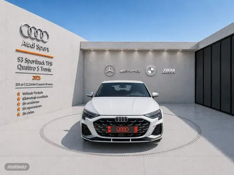 Usado Audi S3 333 CV (244 kW) 2025 Blanco Berlina