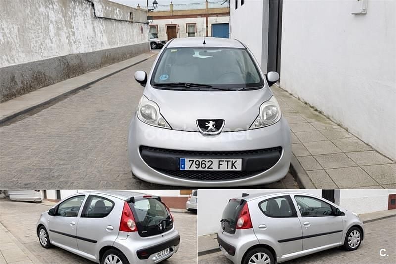 Usado Peugeot 107 68 CV (50 kW) 2007 Gris / plata Utilitario