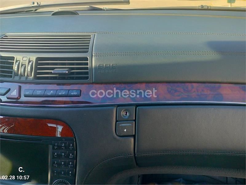 Usado Mercedes S55 AMG AMG 500 CV (367 kW) 2002 Gris / plata Berlina