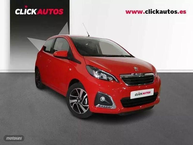 Usado Peugeot 108 Allure 72 CV (52 kW) 2021 Rojo Utilitario