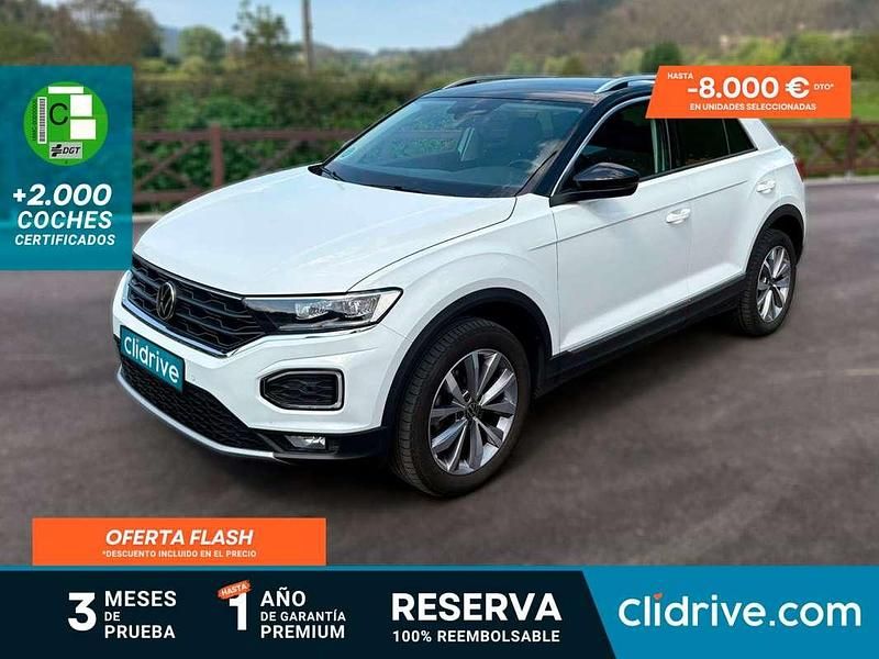 Blanco Usado 2022 VW T-Roc Advance SUV | 22.490 € (Buen precio) - Imagen 1/3