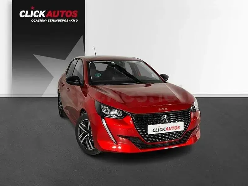 Usado Peugeot 208 Allure 100 CV (73 kW) 2023 Rojo Utilitario