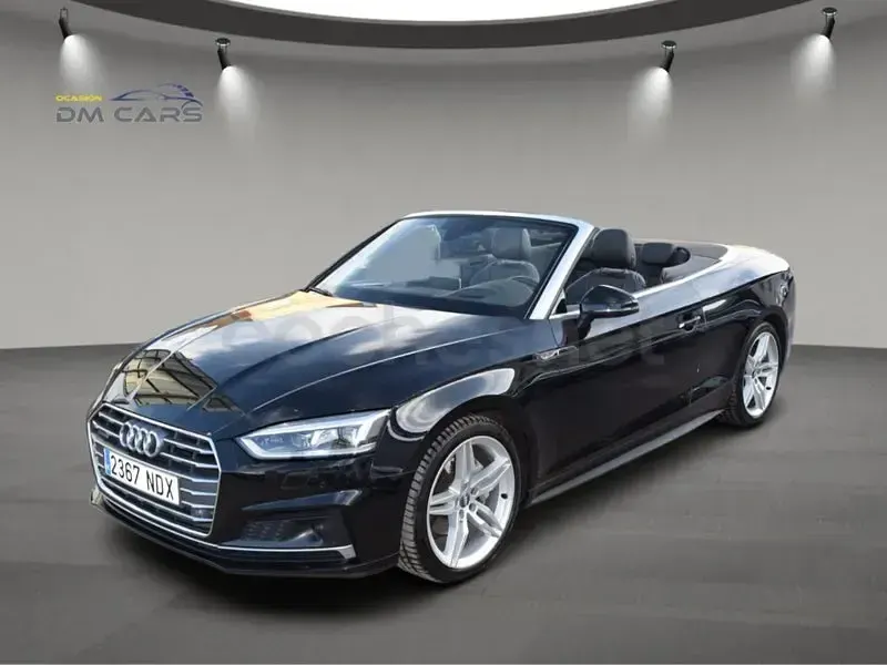 Usado Audi A5 Cabriolet S-Line 218 CV (160 kW) 2017 Negro Descapotable
