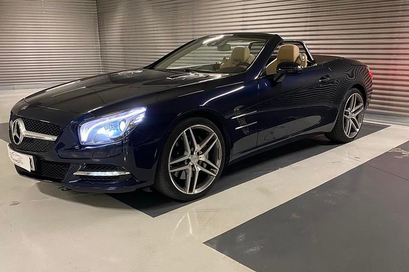 890 azul cavansita metalizado Usado 2012 Mercedes SL500 Coupe | 54.300 € - Imagen 1/4