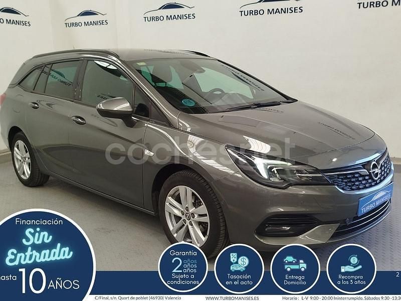 Gris / plata Usado 2020 Opel Astra Business Elegance Familiar | 11.990 € (Precio justo) - Imagen 1/4