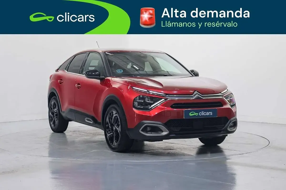 Usado Citroën C4 PureTech 131 CV (96 kW) 2021 Rojo Utilitario