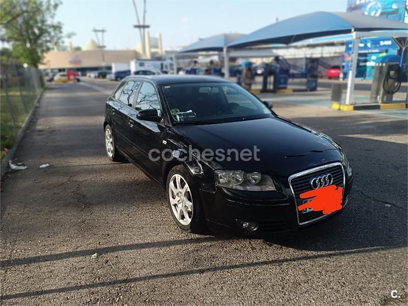 Negro Usado 2007 Audi A3 Sportback Berlina | 6000 € (Precio justo) - Imagen 1/4