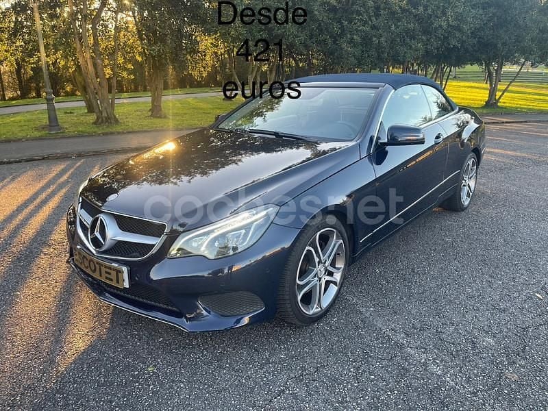 Azul Usado 2013 Mercedes E350 Descapotable | 29.999 € (Caro) - Imagen 1/4