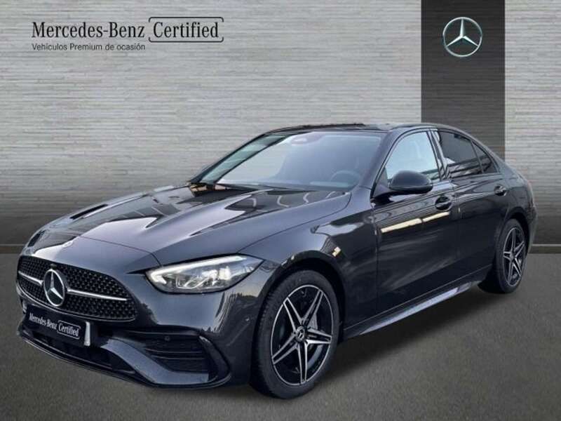 Gris grafito Usado 2024 Mercedes C300e AMG line Berlina | 54.500 € (Precio justo) - Imagen 1/4