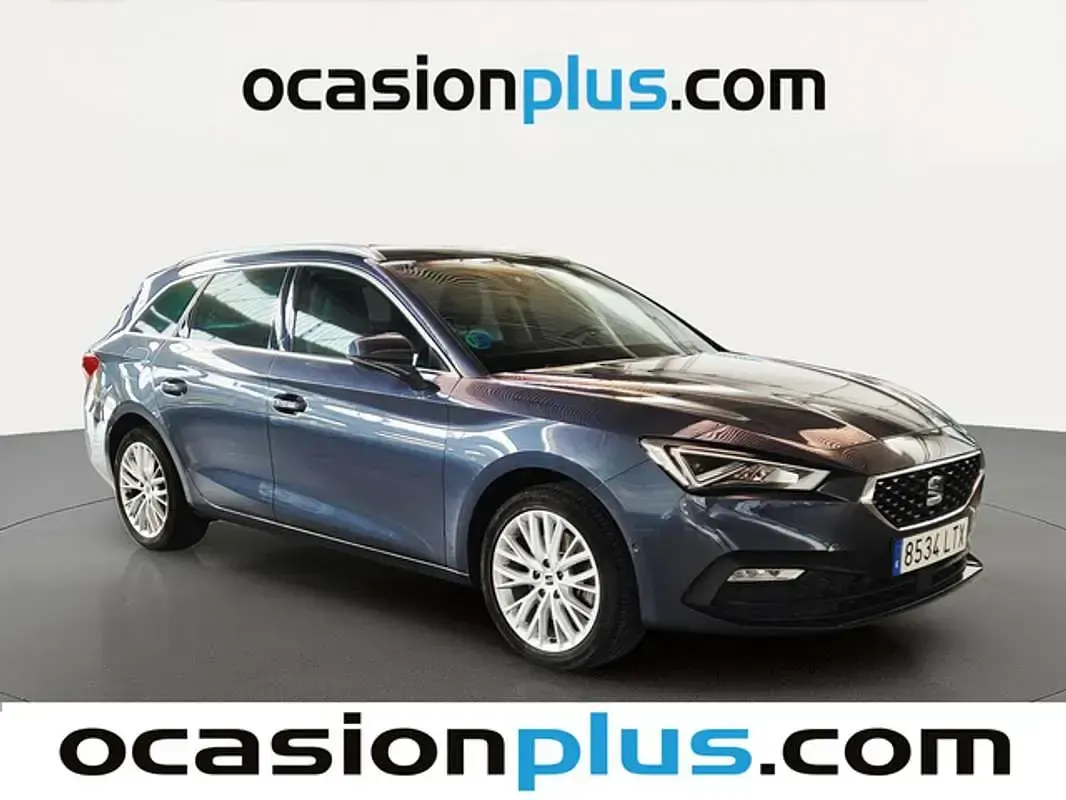 Usado Seat Leon ST XCELLENCE 131 CV (96 kW) 2021 Gris Familiar