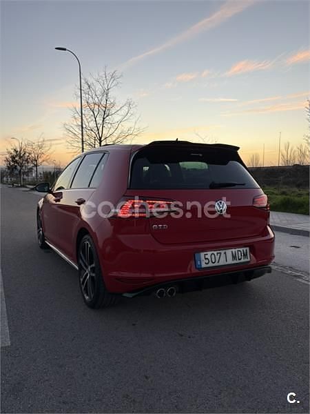 Usado VW Golf VII GTD 184 CV (135 kW) 2013 Rojo Berlina