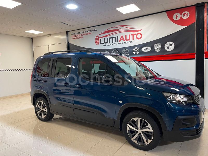 Azul Usado 2018 Peugeot Rifter GT-line Monovolumen | 18.900 € (Caro) - Imagen 1/4