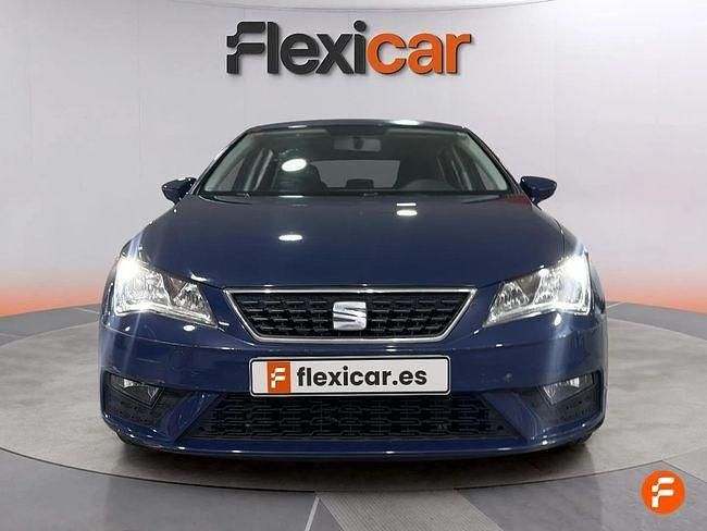 Usado Seat Leon Style 115 CV (84 kW) 2018 Azul Berlina