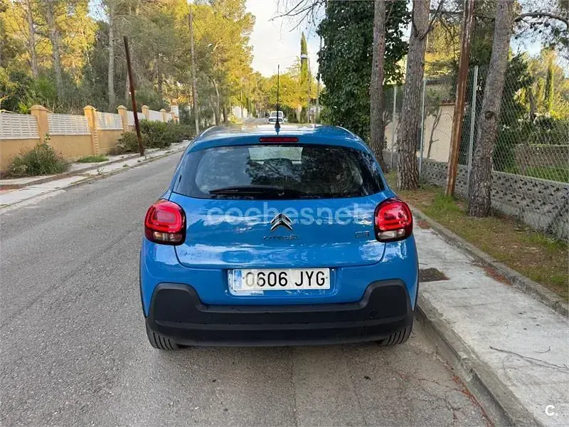 Usado Citroën C3 Feel 82 CV (60 kW) 2017 Azul Berlina