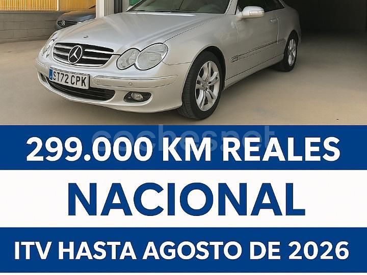 Gris / plata Usado 2005 Mercedes CLK270 Elegance Coupe | 3490 € (Super precio) - Imagen 1/4