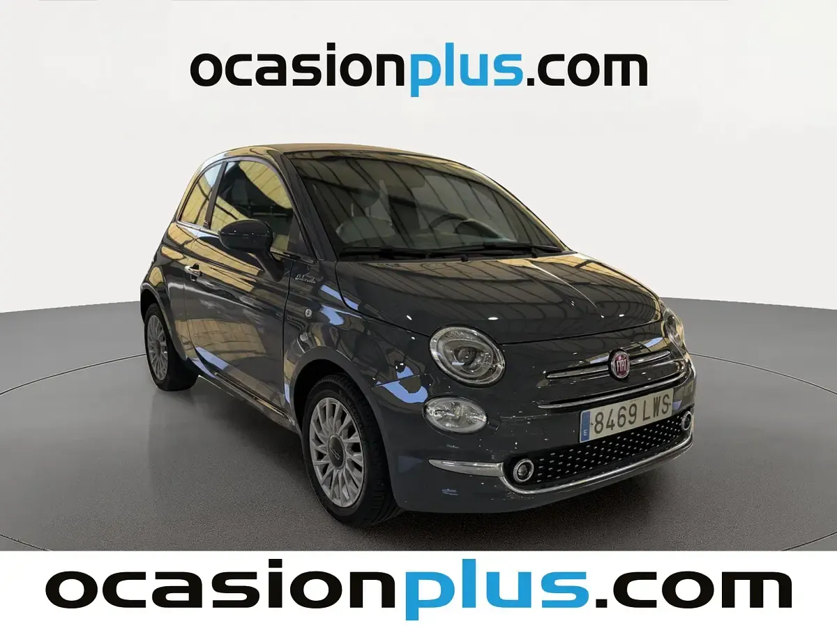 Usado Fiat 500C Dolcevita 71 CV (52 kW) 2022 Gris Descapotable