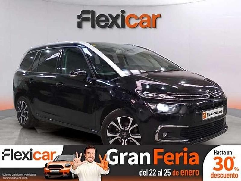 Negro Usado 2020 Citroën C4 Shine Monovolumen | 12.590 € (Precio justo) - Imagen 1/4