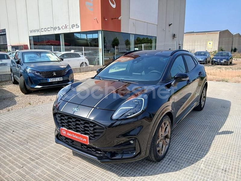 Negro Usado 2022 Ford Puma ST-Line X SUV | 20.900 € (Precio justo) - Imagen 1/4