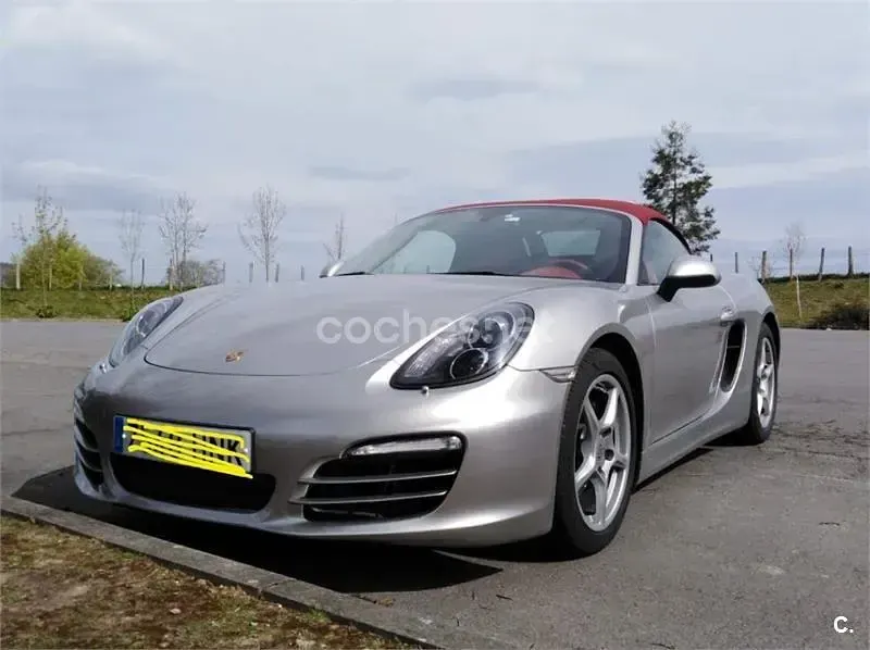 Usado Porsche Boxster 265 CV (194 kW) 2013 Gris / plata Descapotable
