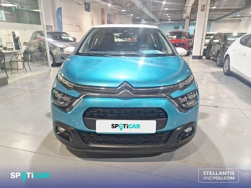 Usado Citroën C3 Feel 83 CV (61 kW) 2021 Azul Utilitario