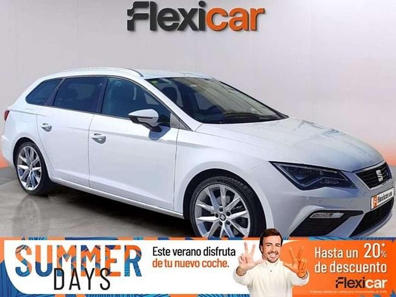 Blanco Usado 2018 Seat Leon FR Familiar | 17.090 € (Precio justo) - Imagen 1/4