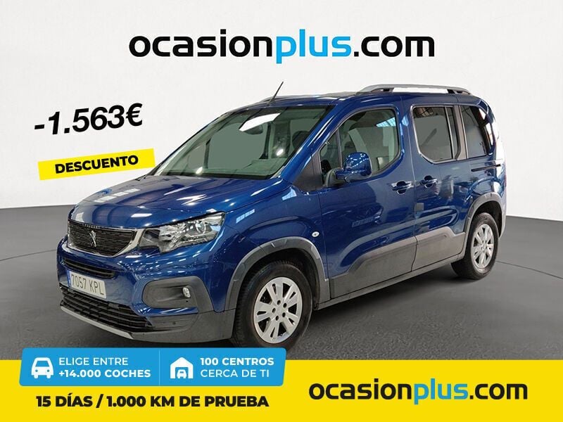 Azul Usado 2018 Peugeot Rifter Allure Monovolumen | 17.200 € (Buen precio) - Imagen 1/4