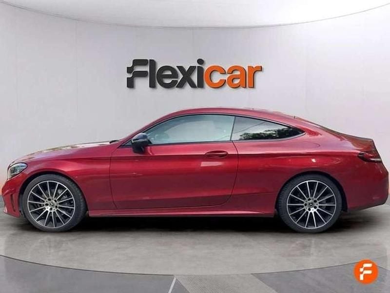Usado Mercedes C200 184 CV (135 kW) 2019 Rojo Coupe