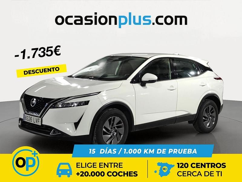 Blanco Usado 2021 Nissan Qashqai Acenta SUV | 19.090 € (Precio justo) - Imagen 1/4