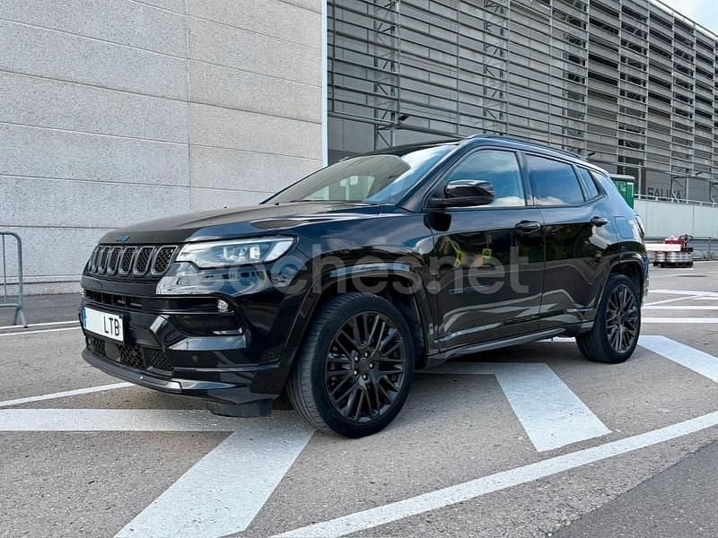 Negro Usado 2021 Jeep Compass SUV | 22.900 € (Precio justo) - Imagen 1/4