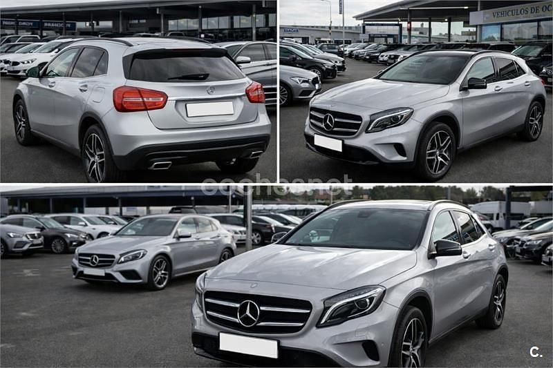Usado Mercedes GLA200 AMG line 136 CV (100 kW) 2015 Gris / plata SUV