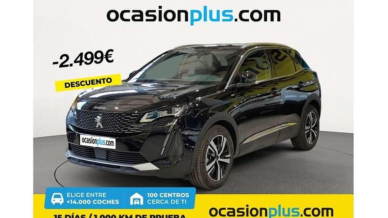 Negro Usado 2024 Peugeot 3008 Sport Monovolumen | 24.991 € (Buen precio) - Imagen 1/4