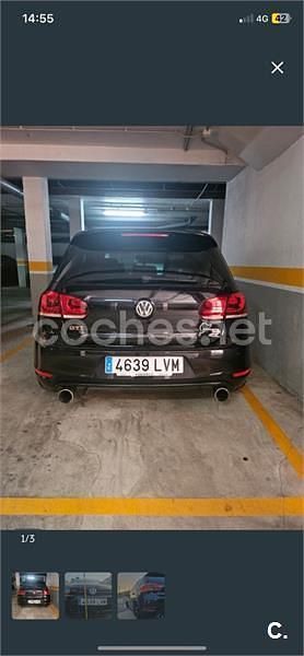 Usado VW Golf VII GTI 210 CV (154 kW) 2012 Negro Berlina