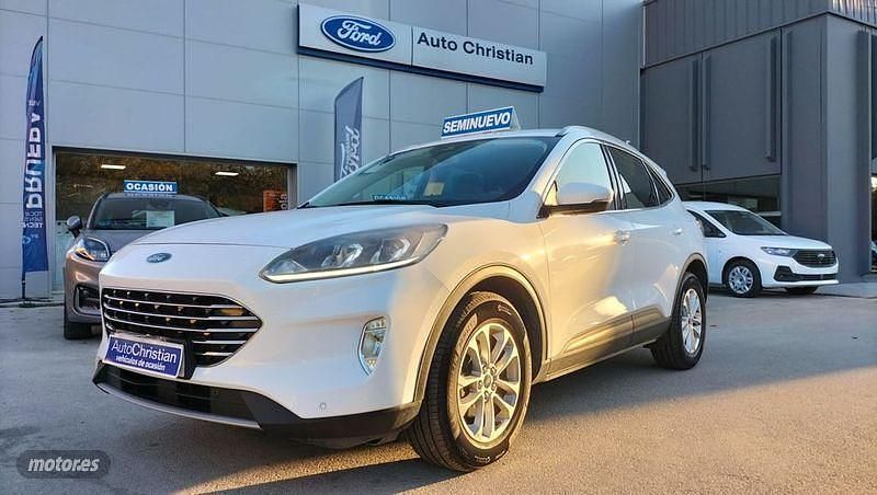 Blanco Usado 2020 Ford Kuga Titanium SUV | 17.900 € (Buen precio) - Imagen 1/4